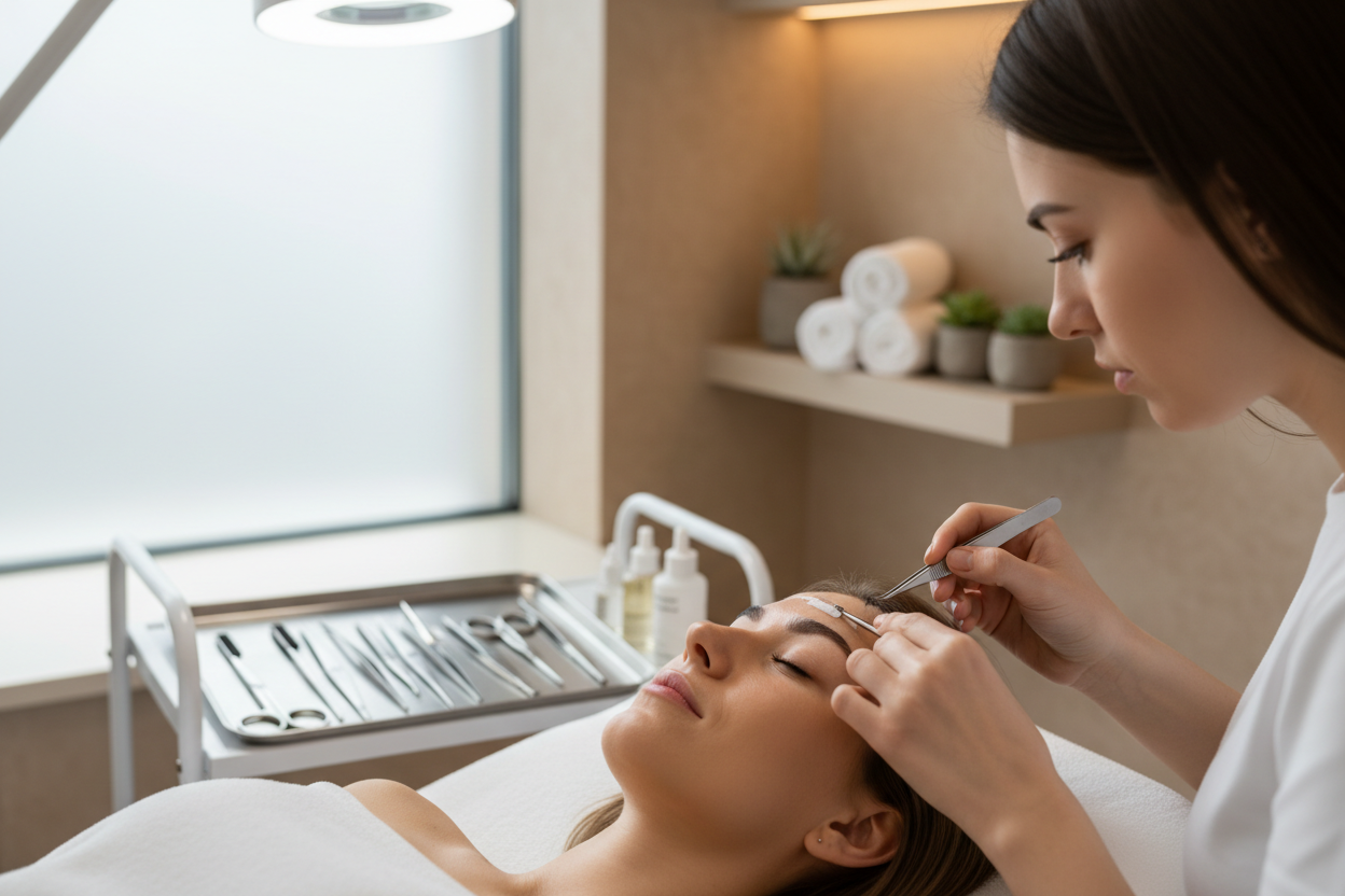 eyebrow treatment